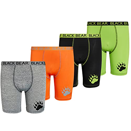 Black Bear Boys' Compression Boxer Briefs 4-Pack Black Bear Boys' Compression Boxer Briefs 4-Pack